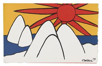 PERLS GALLERY. Group of 12 exhibition catalogues and announcements for shows devoted to Alexander Calder.